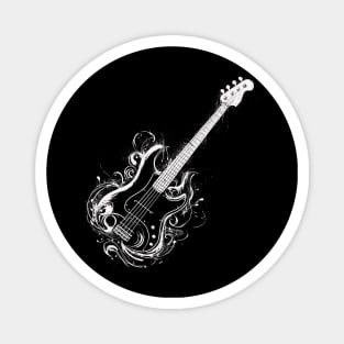 Cool Bass Guitar Magnet